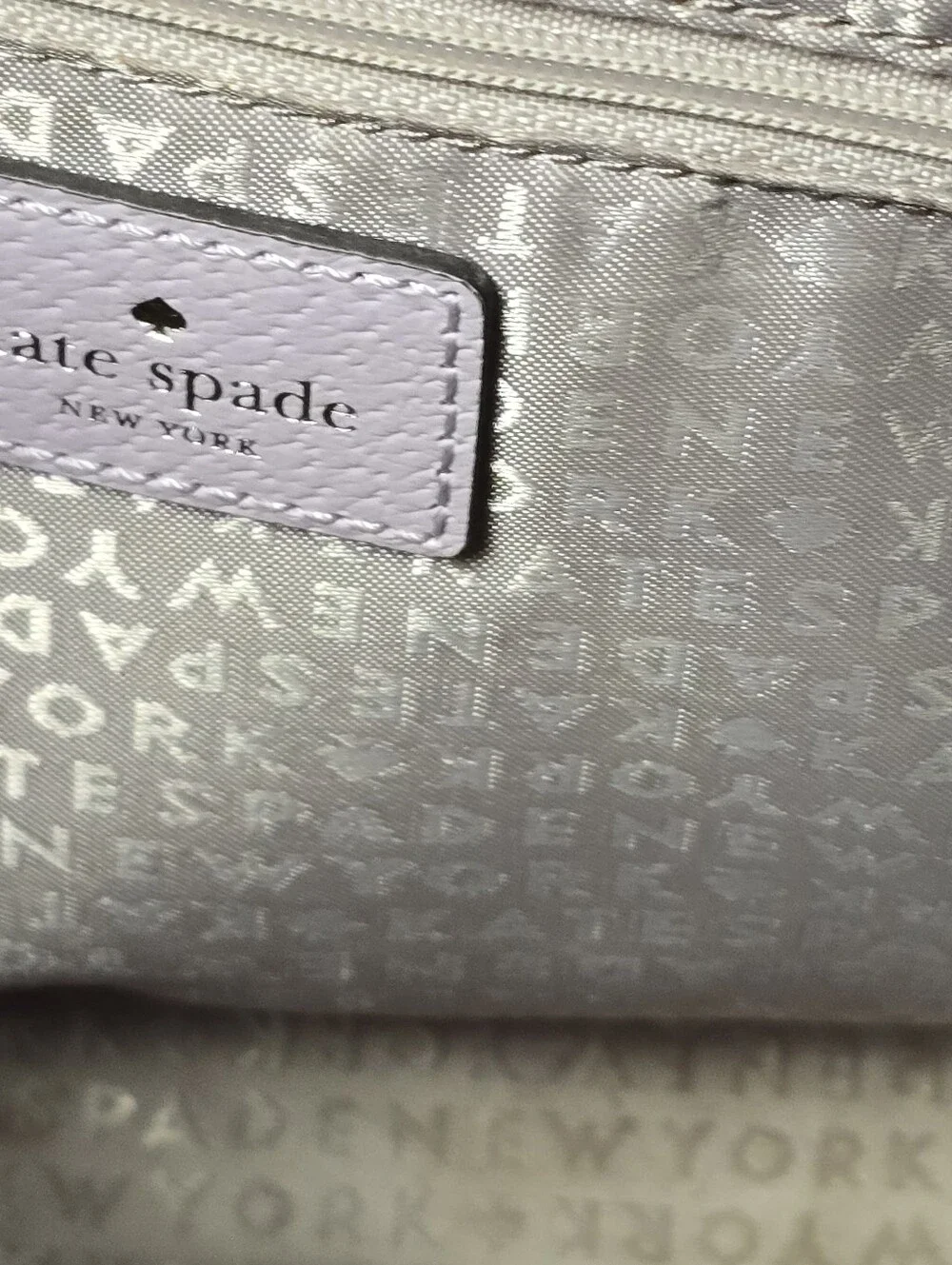 kate spade Light Lavender Leather Satchel